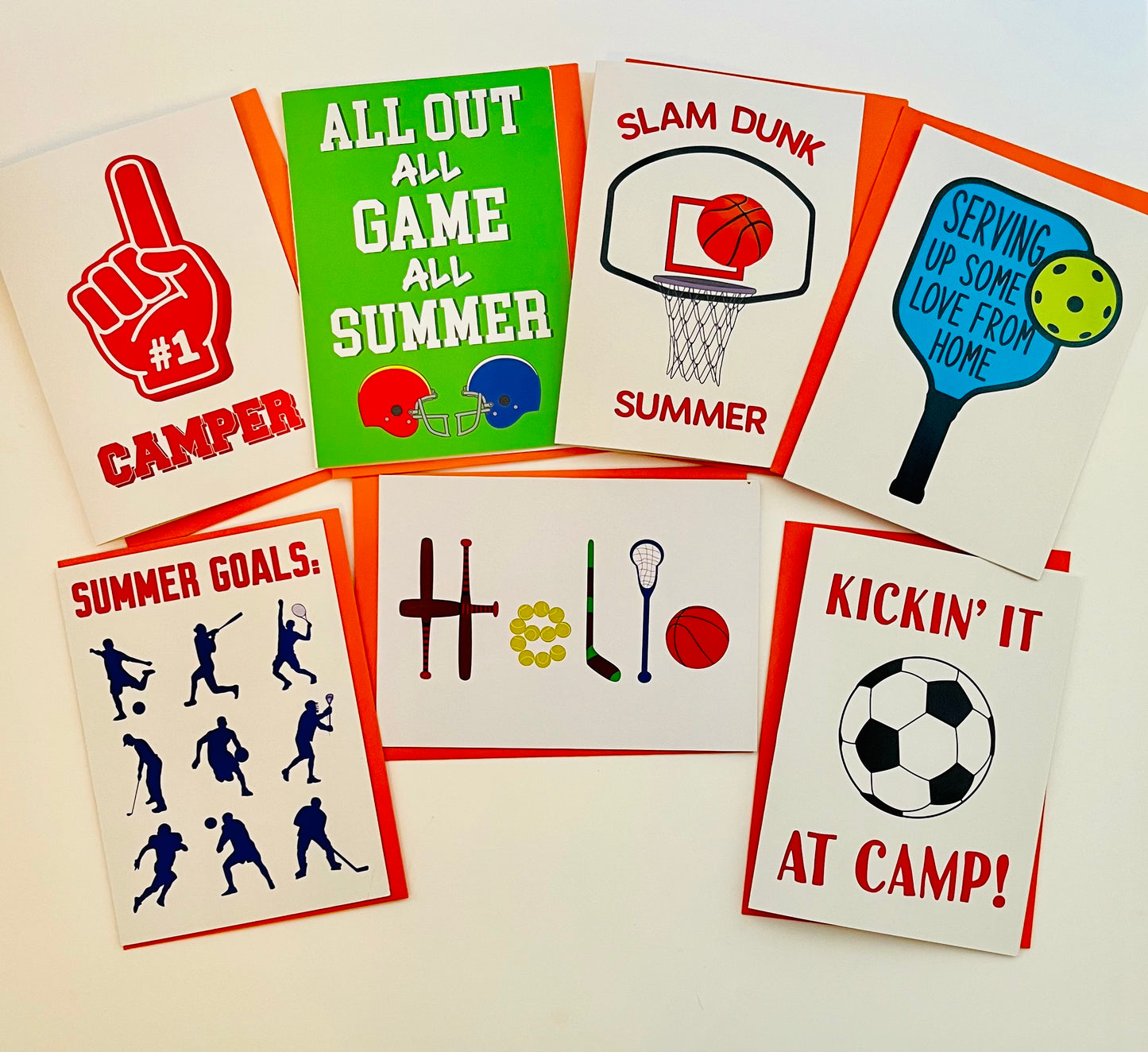Ultimate Sports Pack-Camp Greeting Cards Set of 7