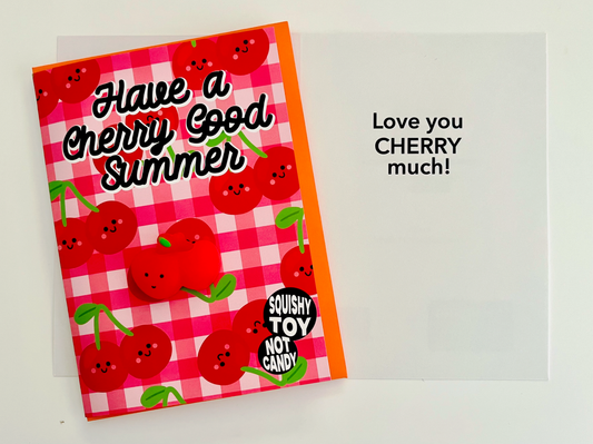 Have a Cherry Good Summer (w/ mini cherry squishy)