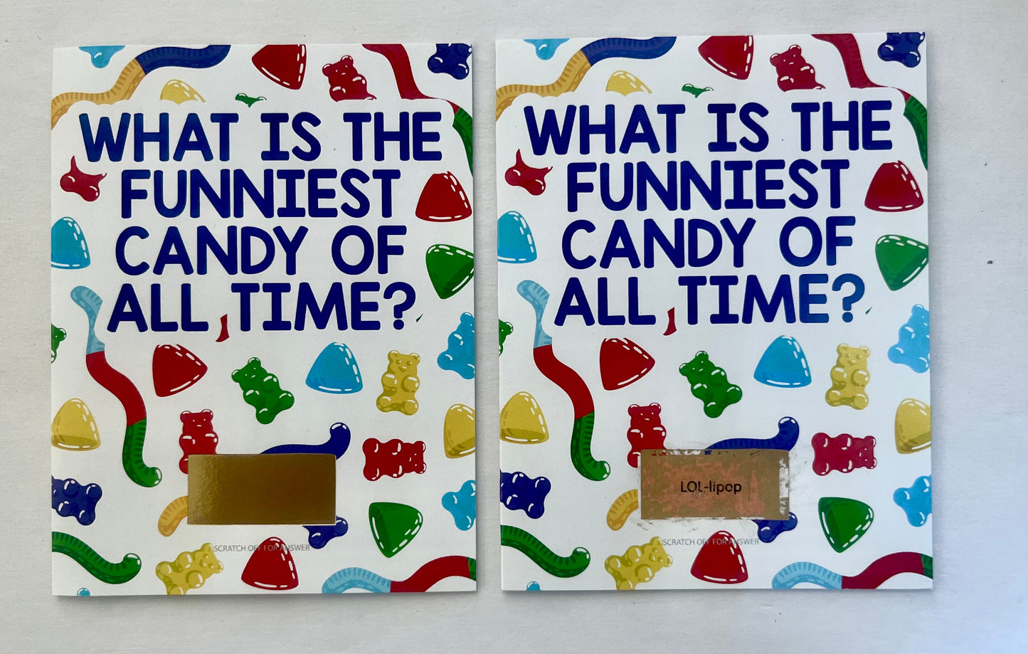 Charm Collection: Super Sweet Camper Pack of 10 Pack Greeting Cards Includes 2 shoe charm & 2 scratch off joke cards