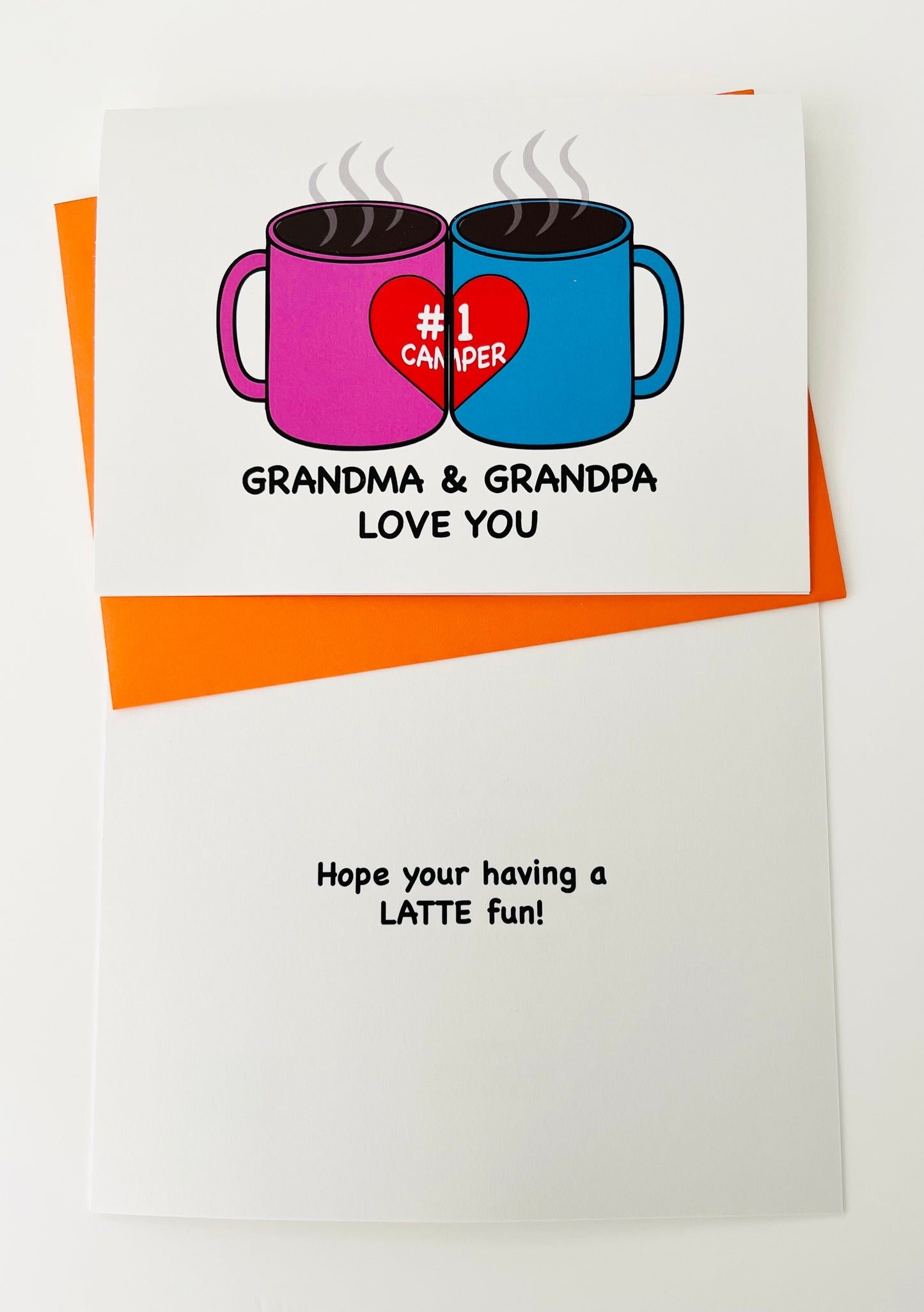 Grandparent's Pack-Camp Greeting Cards