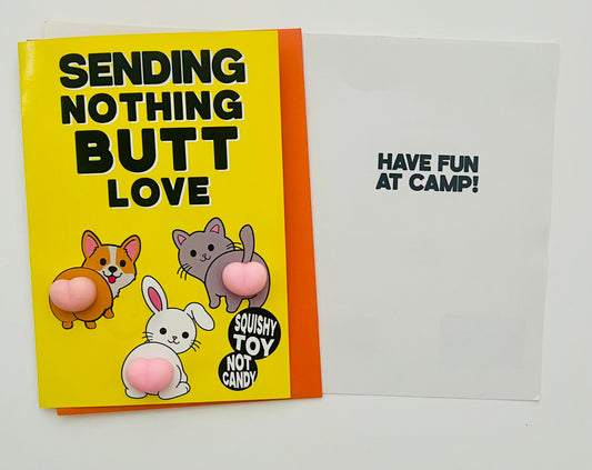 Sending Nothing Butt Love (3 teeny squishy tushies included)