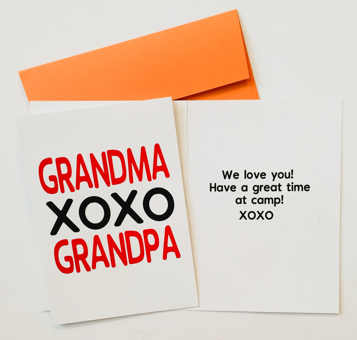 Grandparent's Pack-Camp Greeting Cards