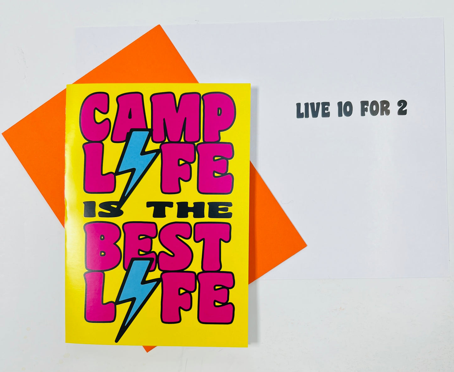 Happy Camper-Set of 6 Greeting Cards