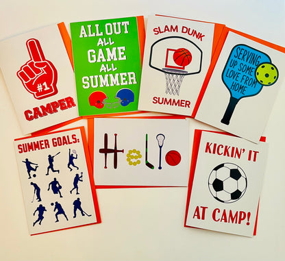 Ultimate Sports Pack-Camp Greeting Cards Set of 7