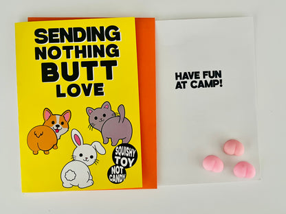 Sending Nothing Butt Love (3 teeny squishy tushies included)