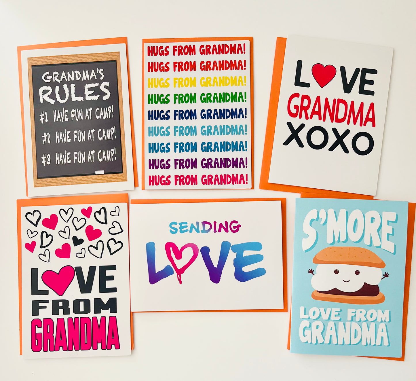 Grandma Pack-Camp Greeting Card Set of 6