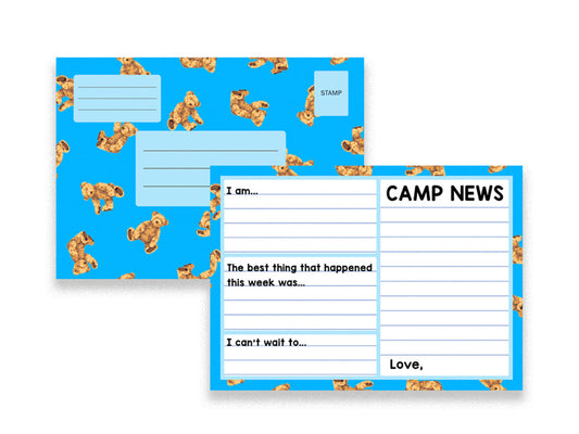 Camp Fill-In Postcards