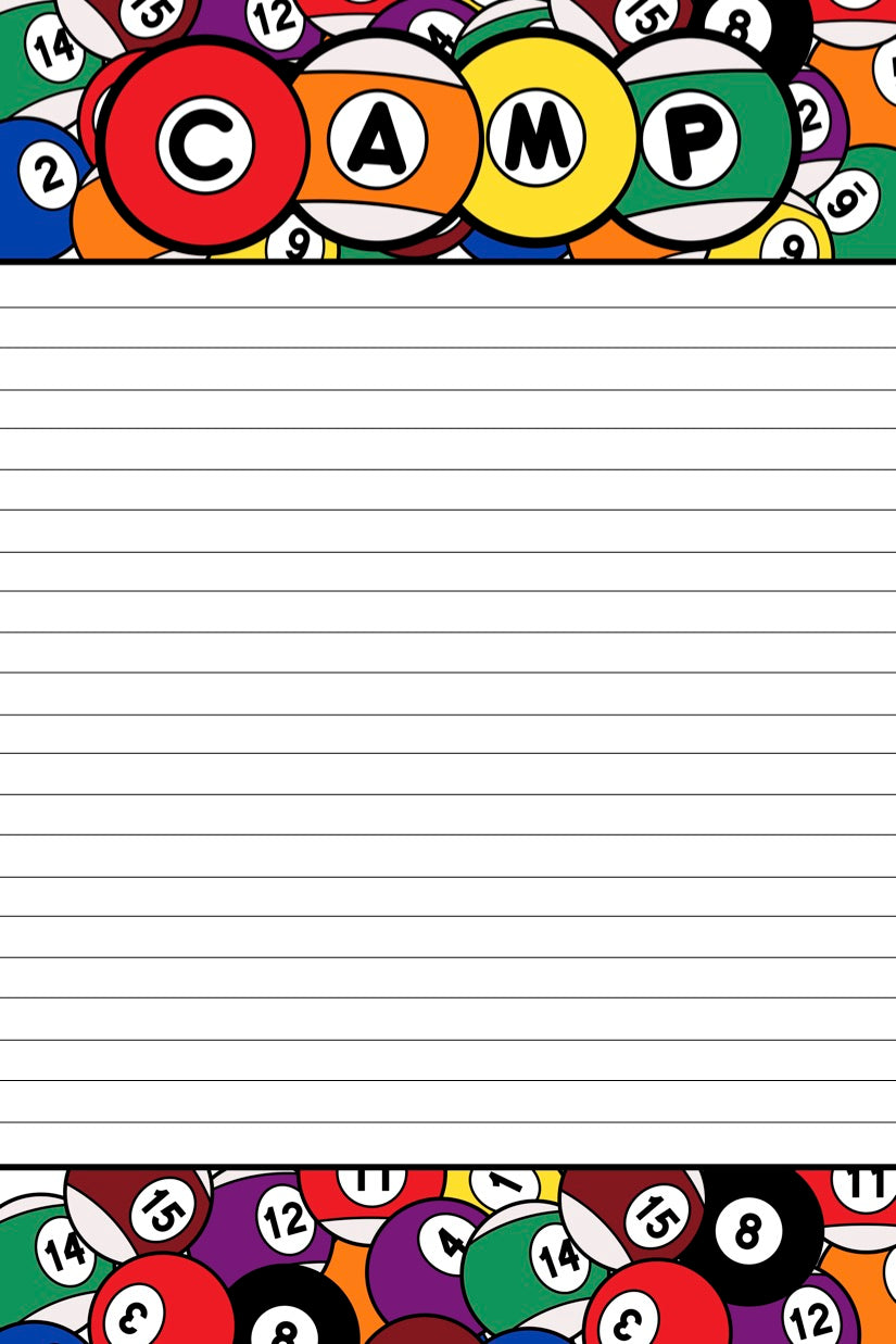 Camp Stationery Sets BLANK