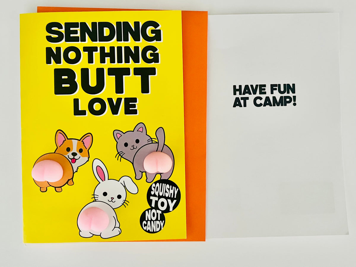 Sending Nothing Butt Love (3 teeny squishy tushies included)