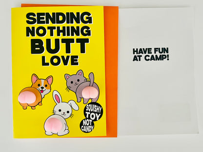 Sending Nothing Butt Love (3 teeny squishy tushies included)