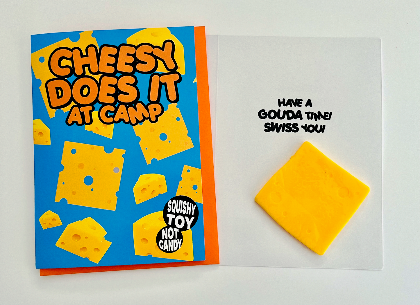Cheesy Does It At Camp! (w/stretchy squishy cheese slice)