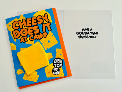 Cheesy Does It At Camp! (w/stretchy squishy cheese slice)