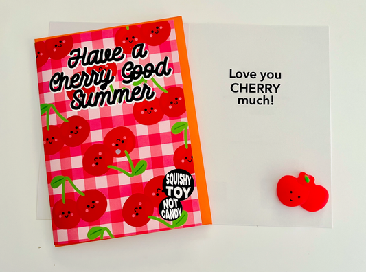 Have a Cherry Good Summer (w/ mini cherry squishy)