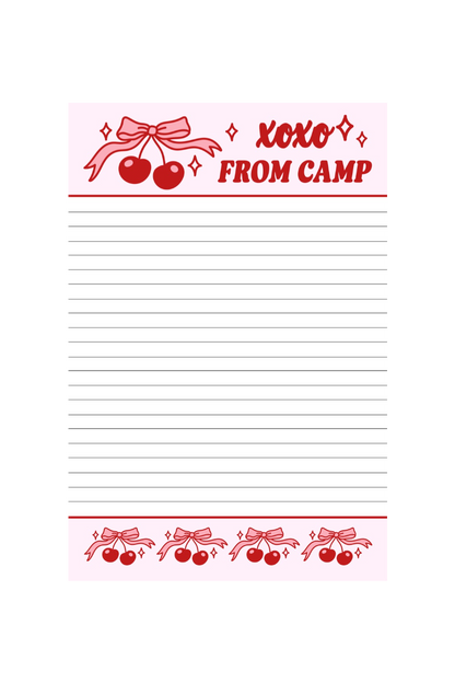 Blank Camp Stationery Sets