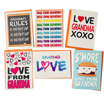 Grandma Pack-Camp Greeting Card Set of 6