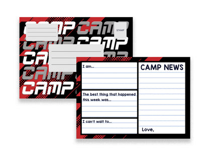 Camp Fill-In Postcards