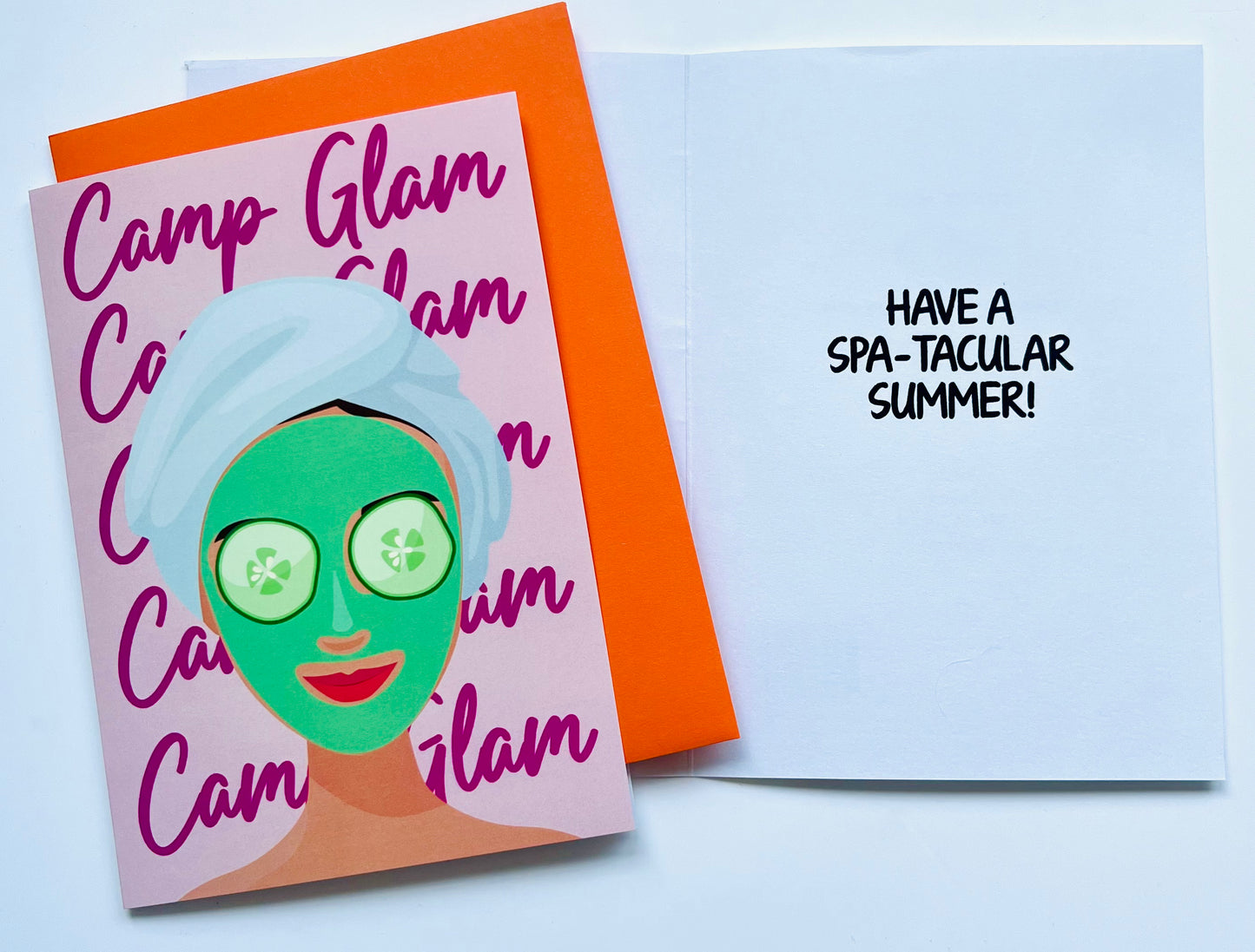 NEW! GLAM PACK-Summer Camp Greeting Cards Set of 6