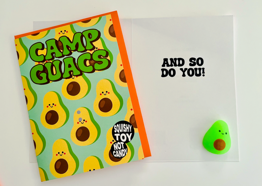 Camp Guacs! (with mini avocado squishy)