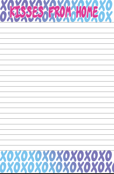 Kisses From Home Stationery Set