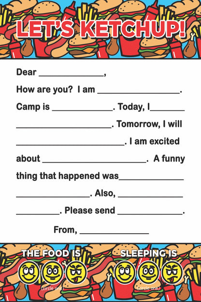 Fill-In Camp Stationery Sets