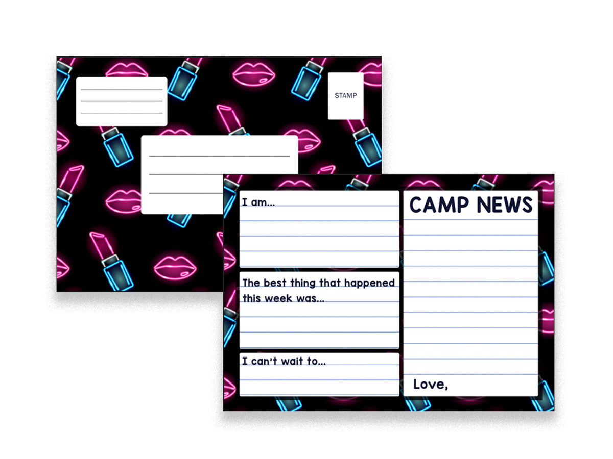 Camp Fill-In Postcards
