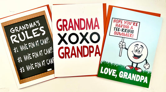 GRANDPARENT'S PACK-Summer Camp Greeting Cards Set of 3