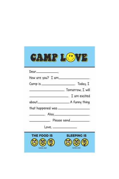 Fill-In Camp Stationery Sets
