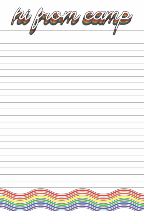 Camp Stationery Sets BLANK