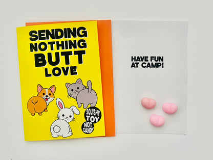 Sending Nothing Butt Love (3 teeny squishy tushies included)