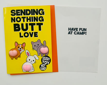 Sending Nothing Butt Love (3 teeny squishy tushies included)
