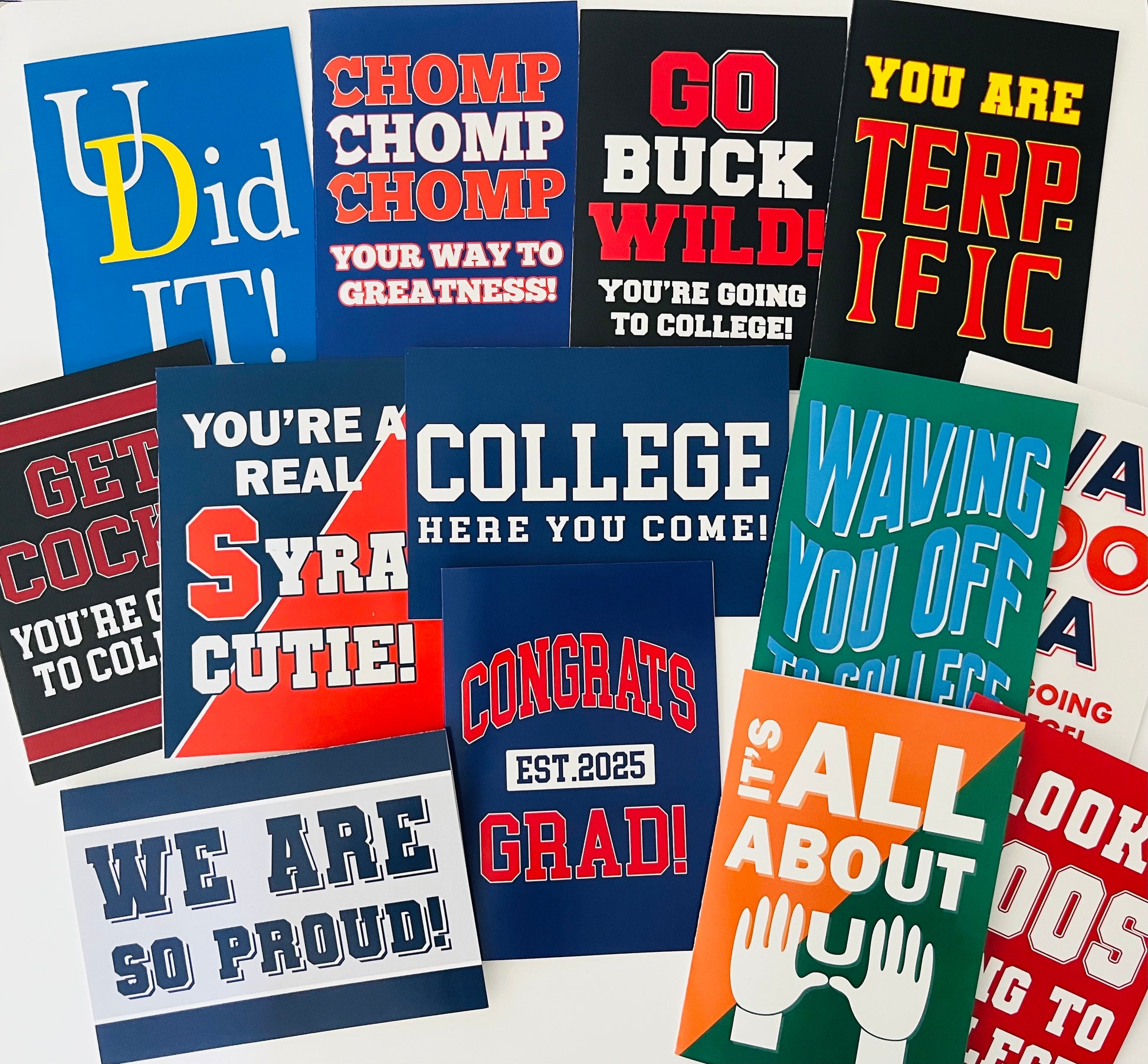 Graduation/College Commit Greeting Cards Sunny Marshmallow Graduation/College Commit Greeting Cards Sunny Marshmallow