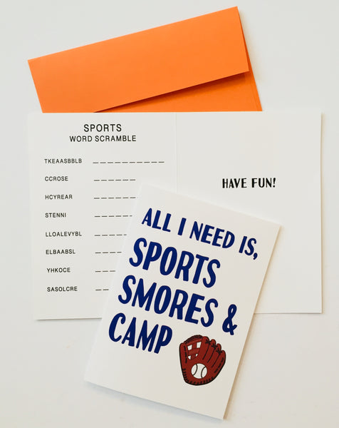 ULTIMATE SPORTS PACK-Camp Greeting Cards Set of 7