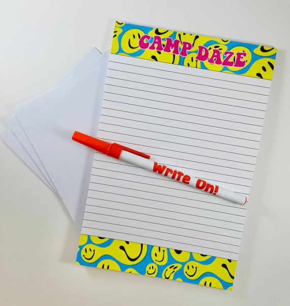 Camp Daze Stationery Set