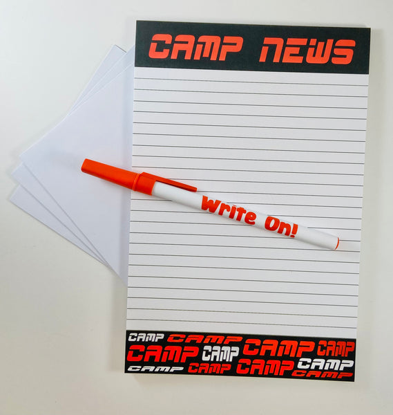 Camp News Stationery Set