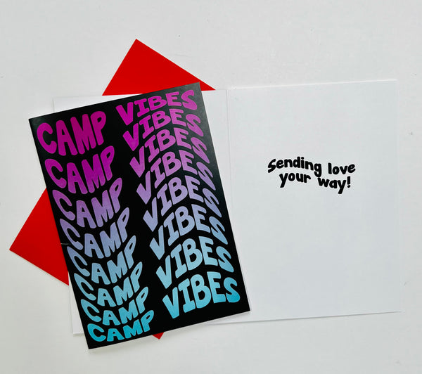Camp Vibes-Greeting Card Set of 3