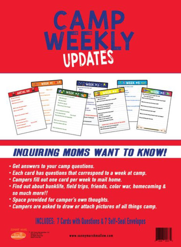 CAMP WEEKLY UPDATE