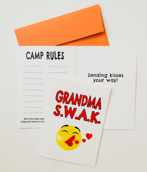 Grandma Pack-Camp Greeting Card Set of 6