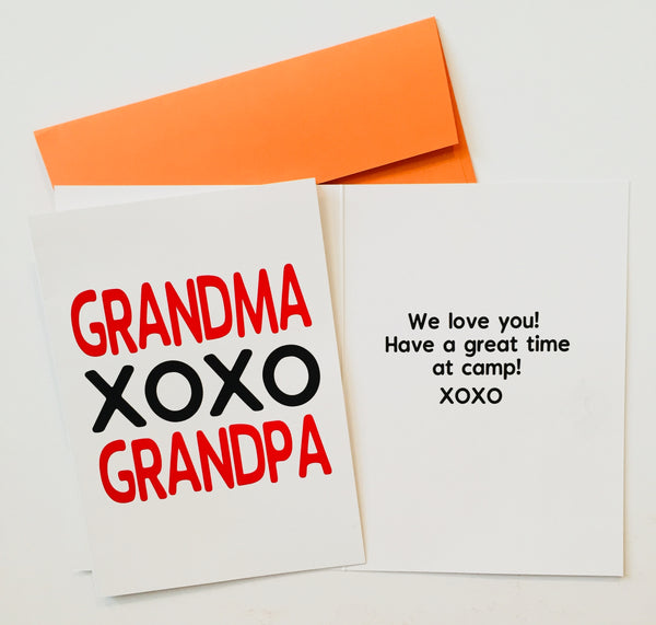 GRANDPARENT'S PACK-Summer Camp Greeting Cards Set of 3