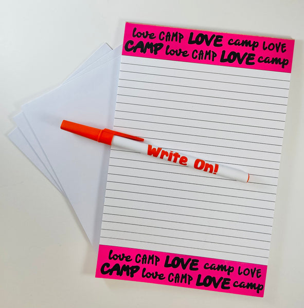 Love Camp Stationery Set