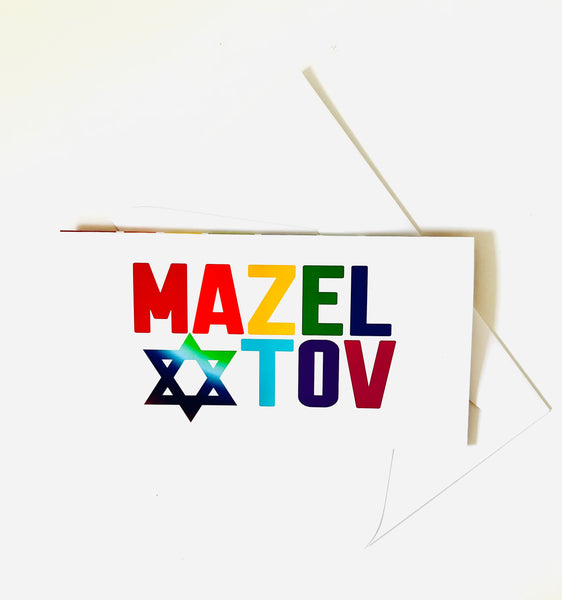 MAZEL TOV GREETING CARDS- PACK OF 10